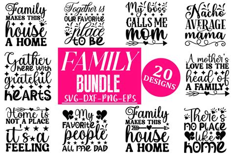 Download Family Quotes Bundle Crafts