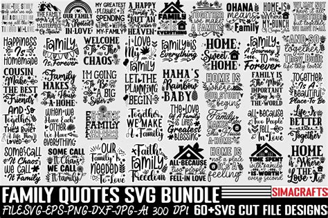 Download Family Quotes Bundle Files DXF Files