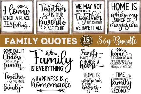 Download Family Quotes Bundle Printable
