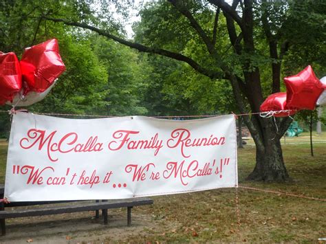 Family Reunion Banner Templates