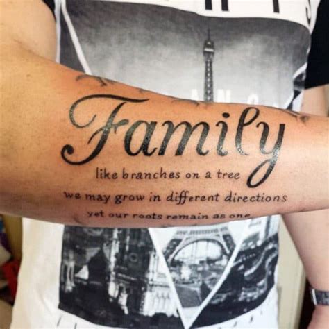 50+ Meaningful Family Tattoos For Men (2020) Matching