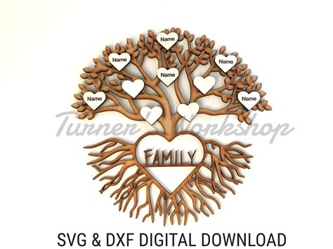 Download Family Tree DXF Files