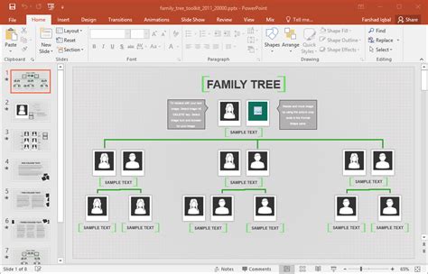 Family Tree Ppt Template