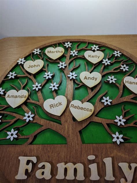 Download Family Trees with Hearts Files DXF Files