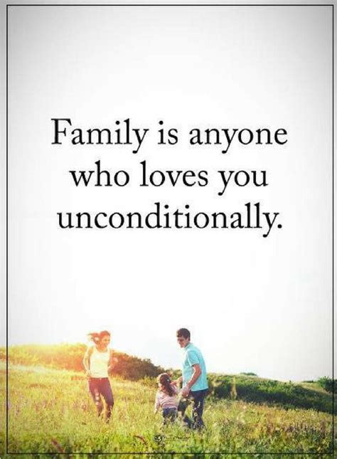 Family love is unconditional