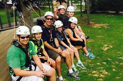 Family ziplining