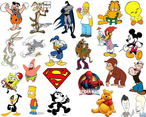 Famous Cartoon Characters Images