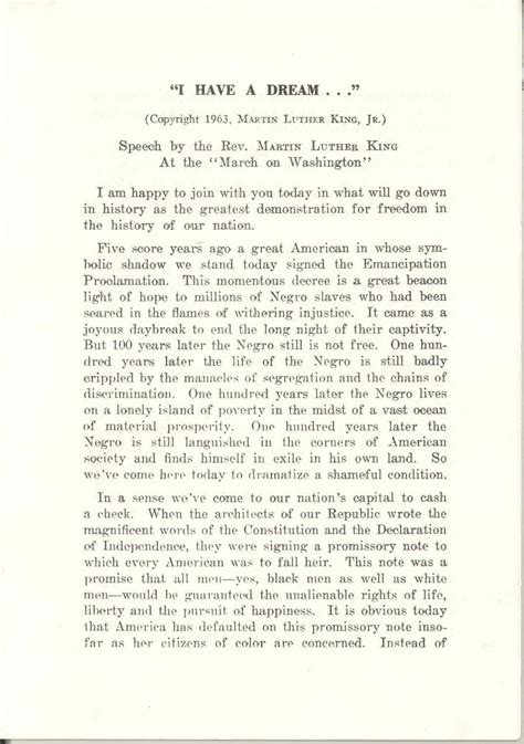 Famous Speech Script