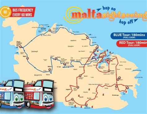 Famous Tour Routes In Malta