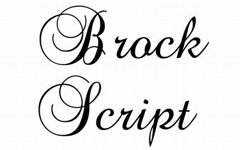 Fancy Script Fonts