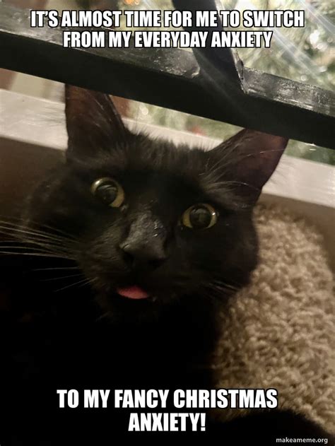 Fancy Christmas Anxiety Meme