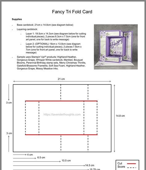 Fancy Fold Cards Templates