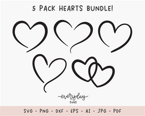 Fancy Up Your Designs with Stunning Heart SVGs: Explore Our Collection of Fancy Heart Shapes Today!