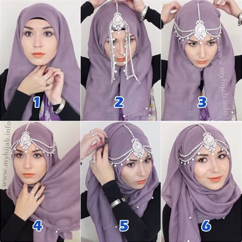 Fancy Hijab Styles Step By Step