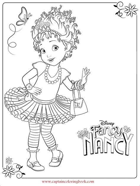 Fancy Nancy Coloring Page