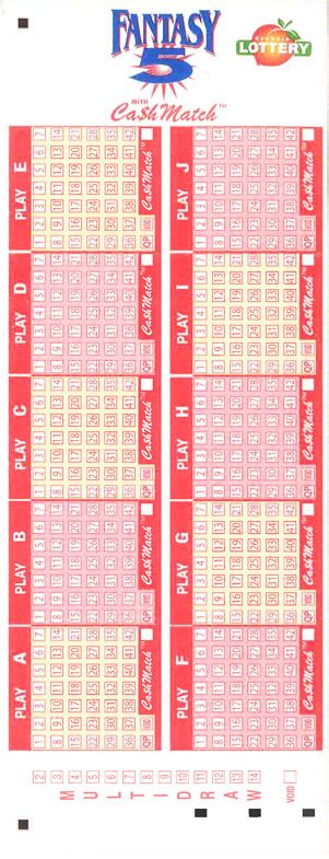 Fantasy 5 Payout Chart – Free Printable Guide & Reference