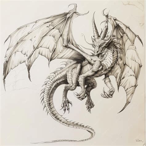 Fantasy Dragon Drawing