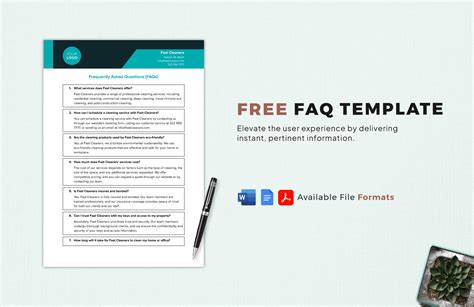 Faq Example Template