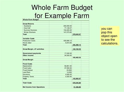 Farming Budget Spreadsheets Crop Budget Spreadsheet LAOBING KAISUO