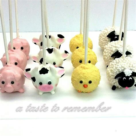 Adorable and Delicious Farm Animal Cake Pops - Perfect for Any Occasion!