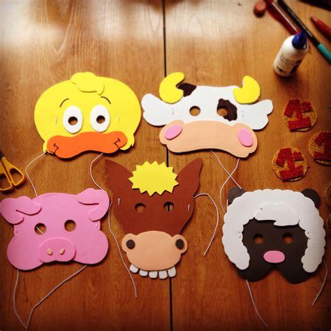 Farm Animal Masks