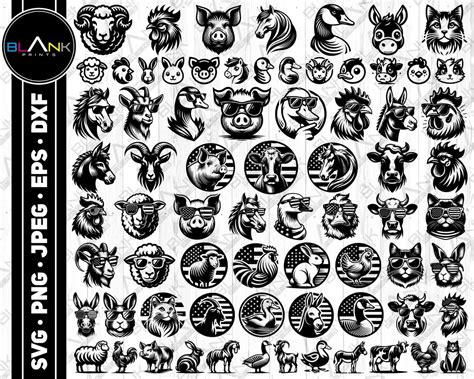 Download Farm Animals Bundle Commercial Use For Crafts