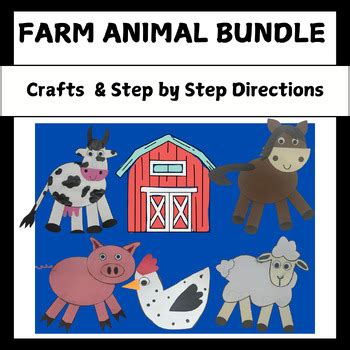 Download Farm Animals Bundle Crafts
