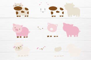 Download Farm Animals Bundle Cut Images