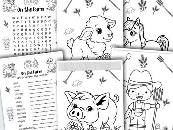 Download Farm Animals Bundle Printable