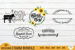 Download Farm Quotes and Monogram Sign Making Svg Cut Files