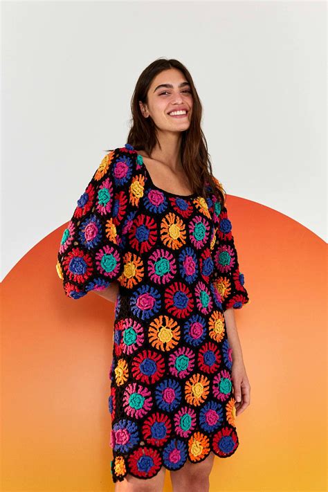 Farm Rio Crochet Dress