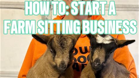 Farm Sitting Business