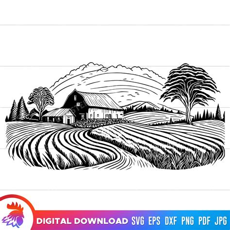 10 Best Farm SVG Free Designs for a Whimsical and Rustic Look in Your DIY Projects!