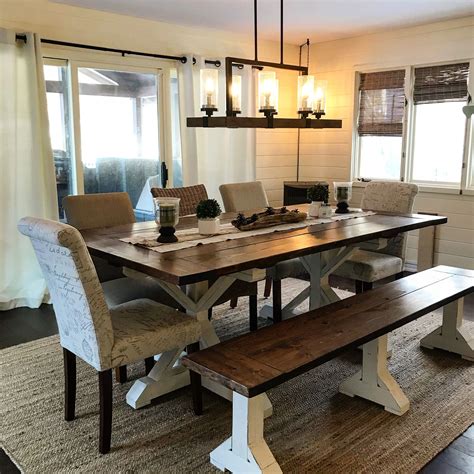 12 farmhouse tables and dining rooms you'll love
