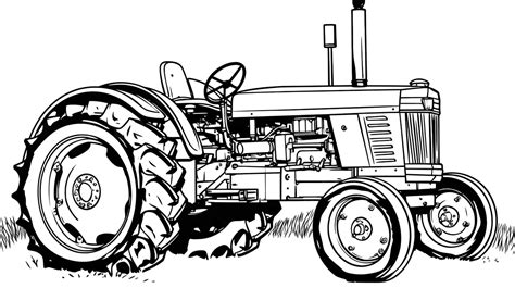 Farmall Tractor Coloring Pages