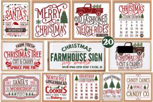 Download Farmhouse Christmas Bundle Printable