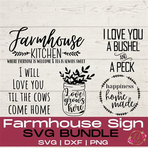 Download Farmhouse Kitchen Rules Farmhouse Sign Files For Crafts