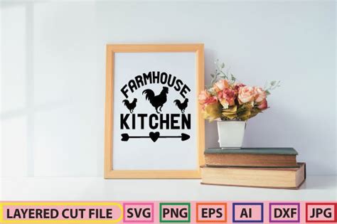 Download Farmhouse Kitchen SVG File - SVG Design Commercial Use DXF Files