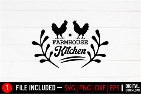Download Farmhouse Kitchen SVG File - SVG Design Files