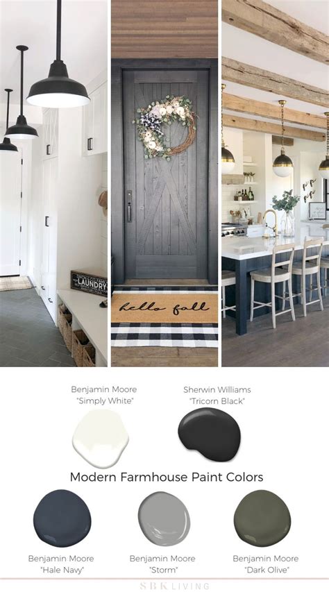 Farmhouse Paint Colors Interior
