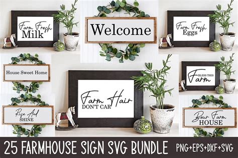 Download Farmhouse Poster Bundle Farmhouse Sign Files