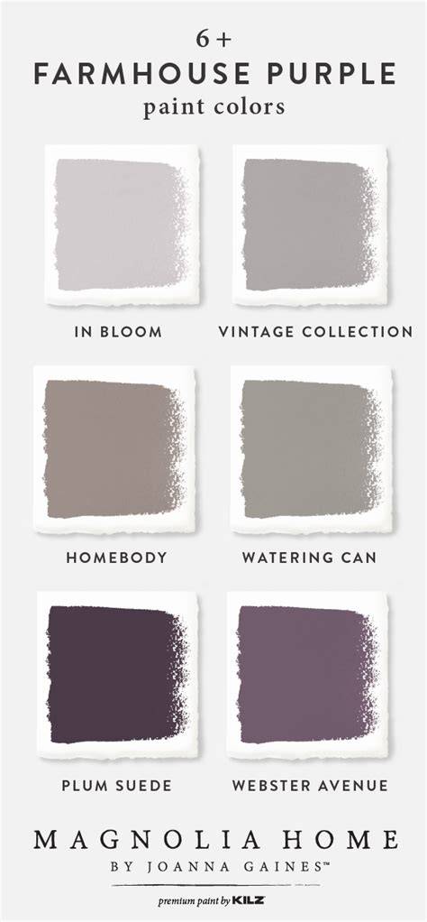 Farmhouse Purple Paint Colors