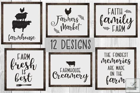Download Farmhouse Sign Bundle Svg / Png Files Printable