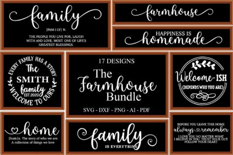 Download Farmhouse Sign SVG Bundle, Farmhouse Quo Files