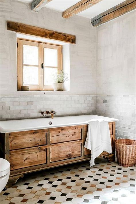 Farmhouse Tile Bathroom