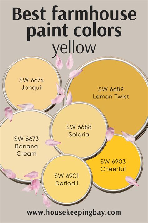 Farmhouse Yellow Paint Colors