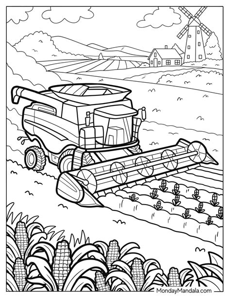 Farming Coloring Page