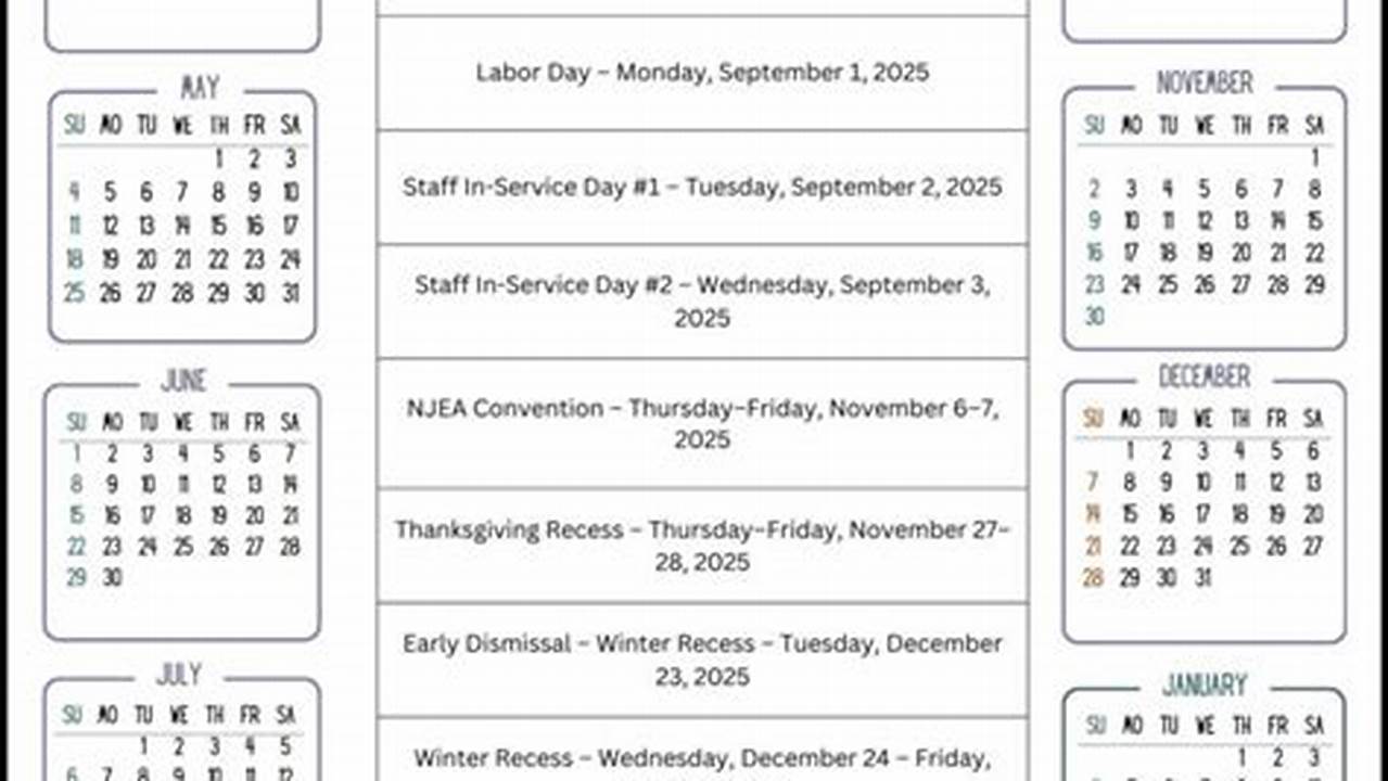 Farmingdale Spring Calendar