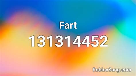 Fart Roblox ID