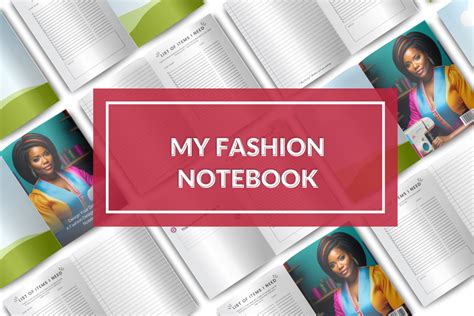 Fashion Design Notebook Elements